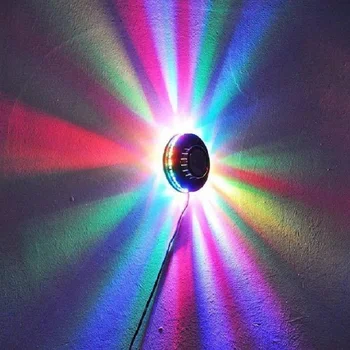 Мини-диско-лампа USB мощностью 5 Вт 48LED RGB для домашней вечеринки, диско-огни, подсветка сцены, Декор стен, вспышки, Лазерный цветной луч, Музыкальная лампа