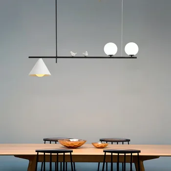 Современная люстра для барной стойки, Ресторанный обеденный стол, Подвесная лампа, гостиная, подвесной светильник для столовой, домашний декор