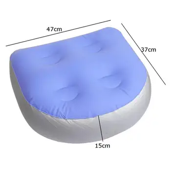 Сиденье-бустер для спа-салона на открытом воздухе, мягкая удобная подушка для гидромассажной ванны с присоской