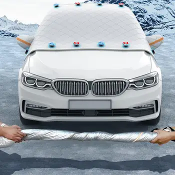 Автомобильный снег премиум-класса, многослойный снежный покров на лобовом стекле автомобиля, максимальная защита, Ветрозащитный, устойчивый к ультрафиолетовому излучению, легкий для авто.