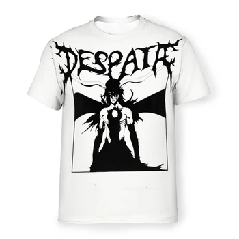Футболки из полиэстера Despair Bleach Мужская графическая уличная одежда Тонкая футболка с круглым вырезом