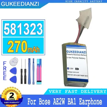 GUKEEDIANZI-Аккумулятор большой мощности, 581323, 2 линии, AE2W, AE2W, AE2W, BA1 для наушников, 581323