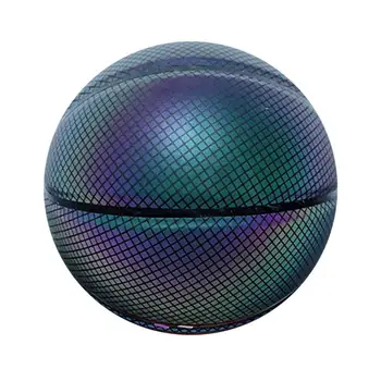 Светоотражающий Баскетбольный мяч 7 размера Cool Night Game Basketball Basket Ball Светоотражающие Светящиеся Баскетбольные подарки с подсветкой