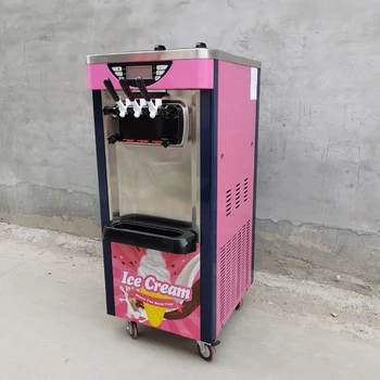 Машина для приготовления мягкого мороженого PBOBP Коммерческая машина для приготовления мороженого Летняя закусочная Кафе Настольный производитель мороженого