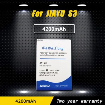 DaDaXiong Высококачественный 4200mAh JY S3 JY-литий-ионный аккумулятор для телефона для замены JIAYU