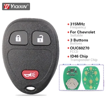 YIQIXIN Smart 3 Кнопки Дистанционного ключа Без ключа Для Chevrolet Pontiac Montana Saturn Colorado Для Buick Hummer H3 GMC 315 МГц