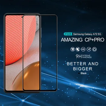 Для Samsung Galaxy A72 5G, защитная пленка для экрана телефона из закаленного стекла NILLKIN CP + PRO, полностью покрытая