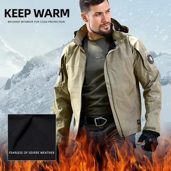 Зимняя военная флисовая куртка, мужские тактические куртки с мягкой оболочкой, камуфляжное пальто армии США, одежда для страйкбола, ветровки с мультикамерами