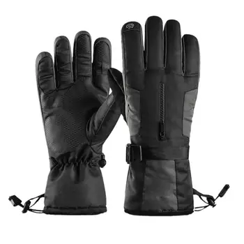 Уличные осенне-зимние теплые велосипедные перчатки, мужские теплые зимние перчатки, Ветрозащитные велосипедные перчатки с сенсорным экраном, Морозостойкие мотоциклетные перчатки