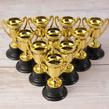 Пластиковые мини-кубки для трофеев Золотые награды Призы для соревнований Церемония награждения в классе Призы для вечеринок