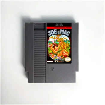Joe & Mac - Игровая тележка Caveman Ninja для ретро-консоли NES на 72 Пина