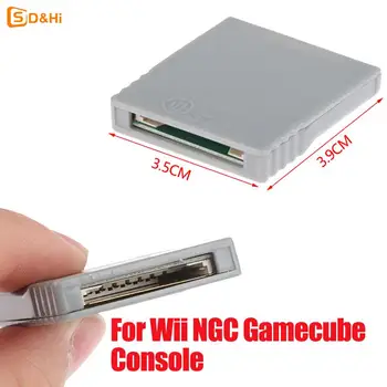 Адаптер для карт памяти SD Flash WISD Конвертер Адаптер-кард-ридер для консоли Wii NGC Gamecube