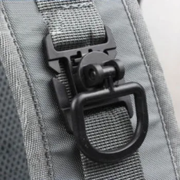 1 шт. Черный/Хаки Тактический набор инструментов для рюкзака с D-образным кольцом для вращения на 360 градусов, пряжка для путешествий