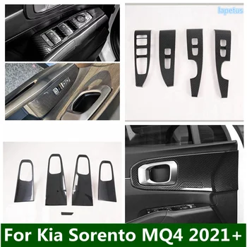 Для Kia Sorento MQ4 2021 2022 2023 Отделка Крышки Кнопка Подъема Оконного Стекла Переключатель Управления/Внутренняя Дверная Ручка Защита Чаши