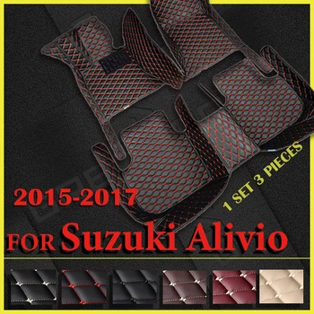 Автомобильные коврики для Suzuki Alivio 2015 2016 2017 Пользовательские автоматические накладки для ног Автомобильные Ковровые покрытия Аксессуары для интерьера