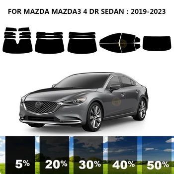 Предварительно обработанная нанокерамика для автомобиля, комплект для УФ-тонировки окон, Автомобильная пленка для окон MAZDA MAZDA3 4 DR СЕДАН 2019-2023