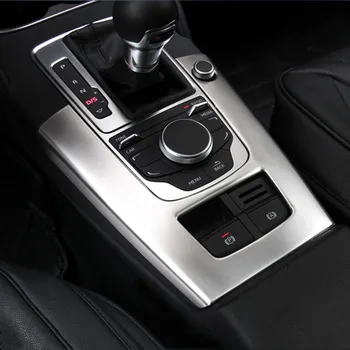 Декоративная наклейка на рамку переключения передач Центрального управления автомобиля для Audi A3 8V 2013-2019, Модифицированные Аксессуары для интерьера