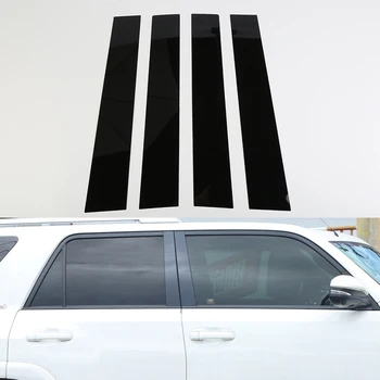 Наклейки для украшения внешней стойки окна автомобиля для Toyota 4Runner 2021 + Стайлинг Автоаксессуаров