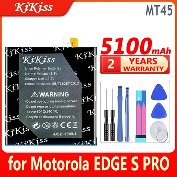 Аккумулятор KiKiss MT45 5100mAh для Motorola Moto EDGE S Pro SPro XT2153-1 Аккумулятор большой емкости