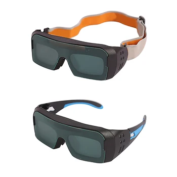 Портативные очки, сварочные очки, очки, сварка с автоматическим затемнением ЖК-экрана + PP, уровень 9 ~ 13, сварка с автоматическим затемнением