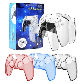для Sony PlayStation 5 Защитный чехол для геймпада Прозрачный жесткий чехол Аксессуары для геймпада