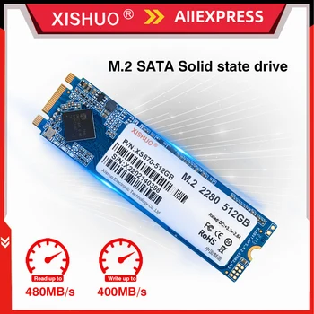 Xishuo SSD M.2 NGFF 2280 M2 SATA Ssd Жесткий Диск 128 ГБ 256 ГБ SSD 512 ГБ SSD SATA 1 ТБ Для Ноутбуков и Настольных Твердотельных Накопителей