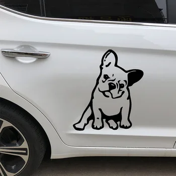 Прямая поставка, наклейки для собак на автомобиль, интересные светоотражающие наклейки для автомобилей, наклейки
