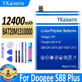 12400 мАч YKaiserin Аккумулятор BAT20M1310000 (S88 Plus) для DOOGEE S88 Plus S88Plus Телефон Bateria Быстрая доставка