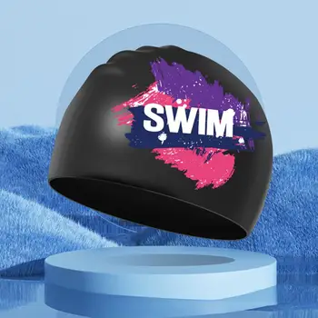 Удобная шапочка для плавания, высокоэластичные удобные шапочки для бассейна, унисекс, шапочка для купания в бассейне, спортивный аксессуар