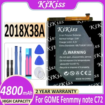 4800 мАч Сменная батарея KiKiss 2018X38A для GOME Fenmmy Note C72 NoteC72 Аккумулятор большой емкости