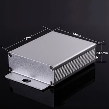 Коробка для проекта электроники коробка для настенного монтажа распределительная коробка DIY алюминиевая коробка для проекта футляр для инструментов 75*64*23.5 мм