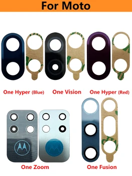 50 шт. Объектив для Moto One Hyper Vision Zoom G G6 Play Plus, стекло для задней камеры с клеевой наклейкой 3M и запасные части для инструментов