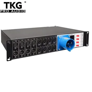 Профессиональная сцена TKG power distribution box дистрибьютор аудиооборудования power distro звуковая система источник питания для усилителя