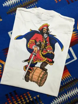 Новая Промо-футболка Vtg 90S Anvil Usa Captain Morgan Spiced Rum Alcohol Xl