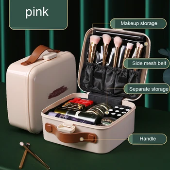 Новый бренд Makeup Box Artist Профессиональные косметические футляры для макияжа, сумка для татуажа ногтей, Многослойная сумка-органайзер для инструментов для хранения инструментов