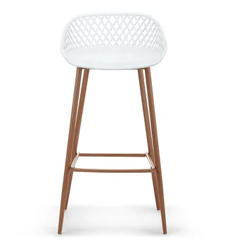 Новое поступление 2020 года, современная мебель, высокий барный стул, полипропиленовый стул с металлическими ножками