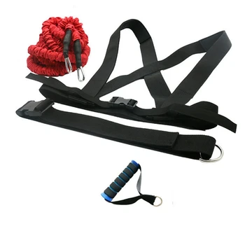 1 комплект натяжного каната, эластичного канатного ремня для бега, прыжков, фитнеса, веревочного ремня для тренировок