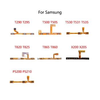 Кнопка питания Кнопка Включения/Выключения Громкости Гибкий Кабель Для Samsung T290 T295 T500 T505 T530 T535 P5200 T820 T825 T865 T860 X200
