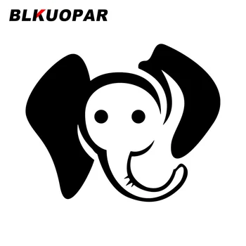 BLKUOPAR Голова Слона Автомобильная Наклейка Виниловая Креативная Наклейка 