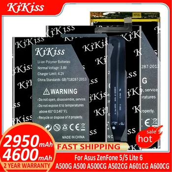 Батарея KiKiss Для Asus ZenFone 5/5 Lite 5Lite 6 ZenFone5 ZenFone6 A500G A500 A500CG A502CG A601CG A600CG T00G Аккумуляторы