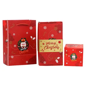 Подарочная коробка для взрывающихся денег, прыгающий сюрприз, складная Рождественская подарочная коробка, подарочная коробка для сюрпризов, картонные коробки для рождественских угощений