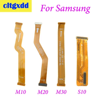 cltgxdd 1шт Для Samsung Galaxy M30 M305 M305F M20 M205 M205F M10 M105F Материнская Плата Разъем Основной Платы ЖК-дисплей Гибкий Кабель