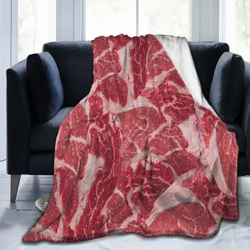 Одеяло для мяса, лицевая скатерть Одеяло Ретро Кемпинг Подарок на День рождения Одеяло разных размеров