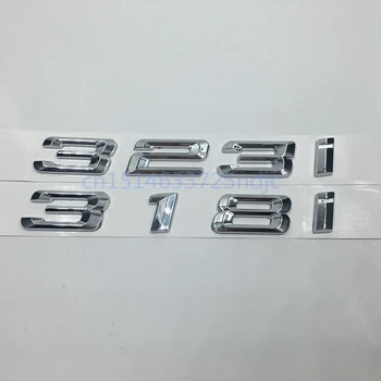 Задняя Эмблема Багажника Автомобиля, Наклейки с Логотипом, Значок, Хромированные Буквы 318i 323i 320i 325i 328i 316i 330i для 3-Серийных E30 E36 E46 E90 F30