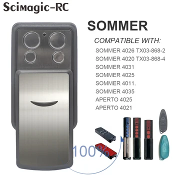 SOMMER 4031 4020-TX03-868-4 868.8 Ручной передатчик 4031V000 МГЦ, слайдер, пульт дистанционного управления гаражом