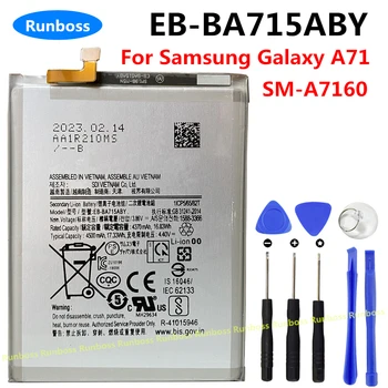 Новый EB-BA715ABY 4500 мАч Высококачественный Аккумулятор для Samsung Galaxy A71 SM-A7160 Запасные Аккумуляторы Для смартфонов