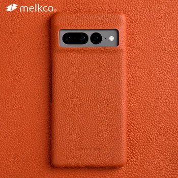 Чехол Melkco Премиум-класса из натуральной кожи для Google Pixel 7 Pro 5G, роскошные модные деловые чехлы для телефонов из натуральной воловьей кожи