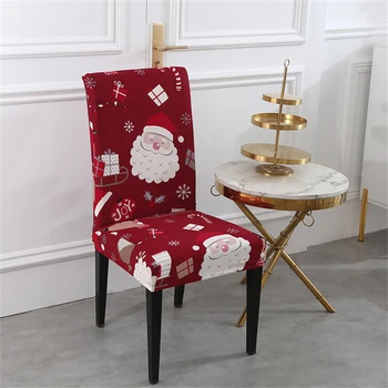 Эластичный чехол для стула в ресторане Golden Elk, подарок на Рождественскую елку, чехол для стула, чехол подходит для украшения домашнего чехла для стула