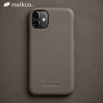 Чехол из натуральной кожи премиум-класса Melkco для iPhone 12 Pro Max mini 11 X Xs Fashion Business Cow Задняя крышка телефона