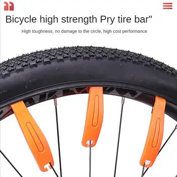 3шт Рычаг для велосипедных шин, легкая высокопрочная лопата для шин горных велосипедов, Инструменты для ремонта велосипедов